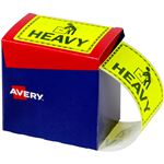 AVERY 932604 MESSAGE LABEL HEAVY 75 X 996MM FLUORO YELLOW PACK 750