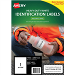 AVERY 936067 J4776 HEAVY DUTY INKJET LABELS 1UP WHITE PACK 10