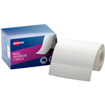 AVERY 937110 ADDRESS LABEL 125 X 36MM ROLL WHITE BOX 500