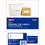 AVERY 938209 L7163 GENERAL USE LABEL LASERINKJET 14UP WHITE PACK 100