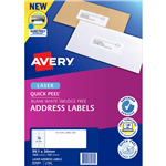 AVERY 959003 L7162 QUICK PEEL ADDRESS LABEL WITH SURE FEED LASER 16UP WHITE PACK 100