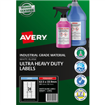 AVERY 959241 ULTRARESISTANT OUTDOOR LABELS 635 X 339MM WHITE PACK 10