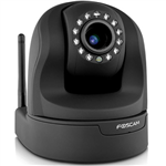 FOSCAM FI9826P INDOOR HD PAN TILT WIRELESS SURVEILLANCE CAMERA BLACK