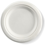BIOPAK BIOCANE ROUND PLATE 150MM WHITE PACK 125