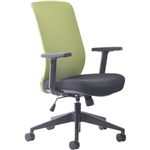 BURO MONDO GENE TASK CHAIR HIGH BACK ARMS GREEN