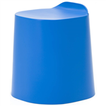 BURO PEEKABOO PLASTIC STOOL DODGER BLUE