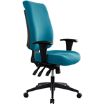 BURO TIDAL CHAIR HIGH BACK ARMS TEAL