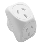 THE BRUTE POWER CO DOUBLE ADAPTOR ANGLED