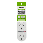 THE BRUTE POWER CO DOUBLE ADAPTOR VERTICAL WITH SURGE PROTECTION