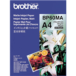 BROTHER BP60M PHOTO PAPER 145GSM A4 MATTE WHITE PACK 25