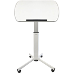 VISIONCHART HEIGHT ADJUSTABLE LECTERNDESK 650 X 400MM WHITE