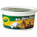 CRAYOLA AIR DRY CLAY 113KG WHITE