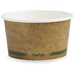 BIOPAK BIOBOWL BOWL 390ML KRAFT PACK 25