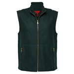PRIME MOVER MW016 100 WOOL VEST WITH ZIP CLOSURE