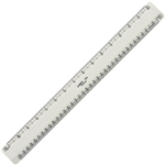 LINEX 434 FLAT SCALE RULER 300MM WHITE