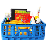 BRENEX COLLAPSIBLE CRATE LARGE 500MM BLUE