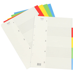 BANTEX PP INDEX DIVIDER 15 TAB PORTRAIT A3 COLOURED