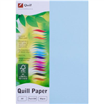 QUILL XL MULTIOFFICE COLOURED A4 COPY PAPER 80GSM POWDER BLUE PACK 500 SHEETS