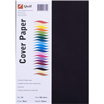 QUILL COVER PAPER 125GSM A4 BLACK PACK 500