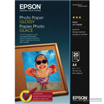 EPSON C13S042538 GLOSSY PHOTO PAPER 200GSM A4 WHITE PACK 20