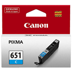 CANON CLI651C INK CARTRIDGE CYAN