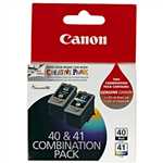 CANON PG40  CL41 INK CARTRIDGE COMBO PACK