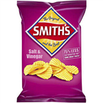 SMITHS CRISPS CRINKLE CUT SALTVINEGAR 170G