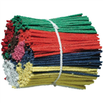 COLORIFIC PIPE CLEANERS 150MM ASSORTED PACK 1000