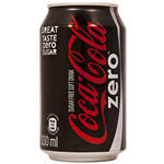 COCACOLA ZERO CANS 375ML BOX 24