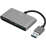KLIK 4PORT HUB USBA 30 SILVER
