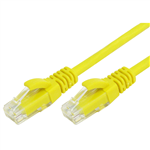 COMSOL RJ45 PATCH CABLE CAT5E 500MM YELLOW