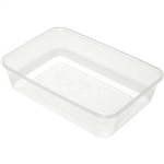 CAPRI MICROWAVABLE CONTAINERS RECTANGLE 500ML PACK 50