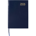 CUMBERLAND 2022 CASEBOUND DIARY DAY TO PAGE 15 MINUTE A4 BLUE