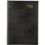 CUMBERLAND 2022 ELEGANT APPOINTMENT DIARY DAY TO PAGE 15 MINUTE A4 BLACK