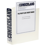 CUMBERLAND EARTHCARE INSERT RING BINDER 3D 25MM A3 WHITE
