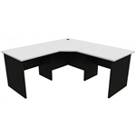 OXLEY CORNER WORKSTATION 1800 X 1800 X 750 X 730MM WHITEIRONSTONE