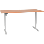 CONSET 50133 ELECTRIC HEIGHT ADJUSTABLE DESK 1500 X 800MM BEECHWHITE