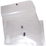 POP POLYWALLY WALLET HOOK AND LOOP CLOSURE 30MM GUSSET FOOLSCAP CLEAR