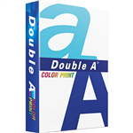 DOUBLE A COLOUR PRINT A4 COPY PAPER 90GSM WHITE PACK 500 SHEETS