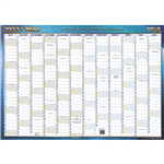 WRITERAZE QC2 20222023 FINANCIAL YEAR PLANNER 500 X 700MM WHITE