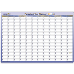 WRITERAZE QC UNDATED PERPETUAL YEAR PLANNER FRAMED 700 X 1000MM