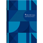 COLLINS 2023 COLPLAN EARLY EDITION PLANNER DIARY MONTH TO VIEW A4 GEO BLUE