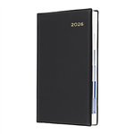 COLLINS 2022 BELMONT DIARY DAY TO PAGE 1 HOUR OCTAVO BLACK