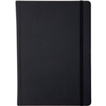 COLLINS LEGACY NOTEBOOK RULED 240 PAGE EXPANDABLE INNER POCKET A5 BLACK