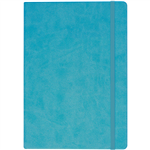 COLLINS LEGACY NOTEBOOK RULED 240 PAGE EXPANDABLE INNER POCKET A5 LIGHT BLUE