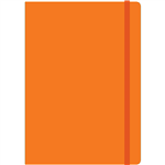 COLLINS LEGACY NOTEBOOK RULED 240 PAGE EXPANDABLE INNER POCKET A5 ORANGE