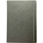 COLLINS LEGACY NOTEBOOK RULED 240 PAGE EXPANDABLE INNER POCKET A5 GREY