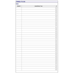 DEBDEN DAYPLANNER DESK EDITION REFILL THINGS TO DO 216 X 140MM WHITE