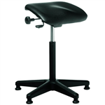 BURO POSTURITE STOOL BLACK JETT FABRIC