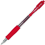PILOT G2 RETRACTABLE GEL INK PEN 05MM RED